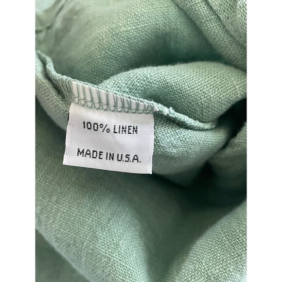 Bryn Walker Linen Sage Green Dress Small - Picture 3 of 8